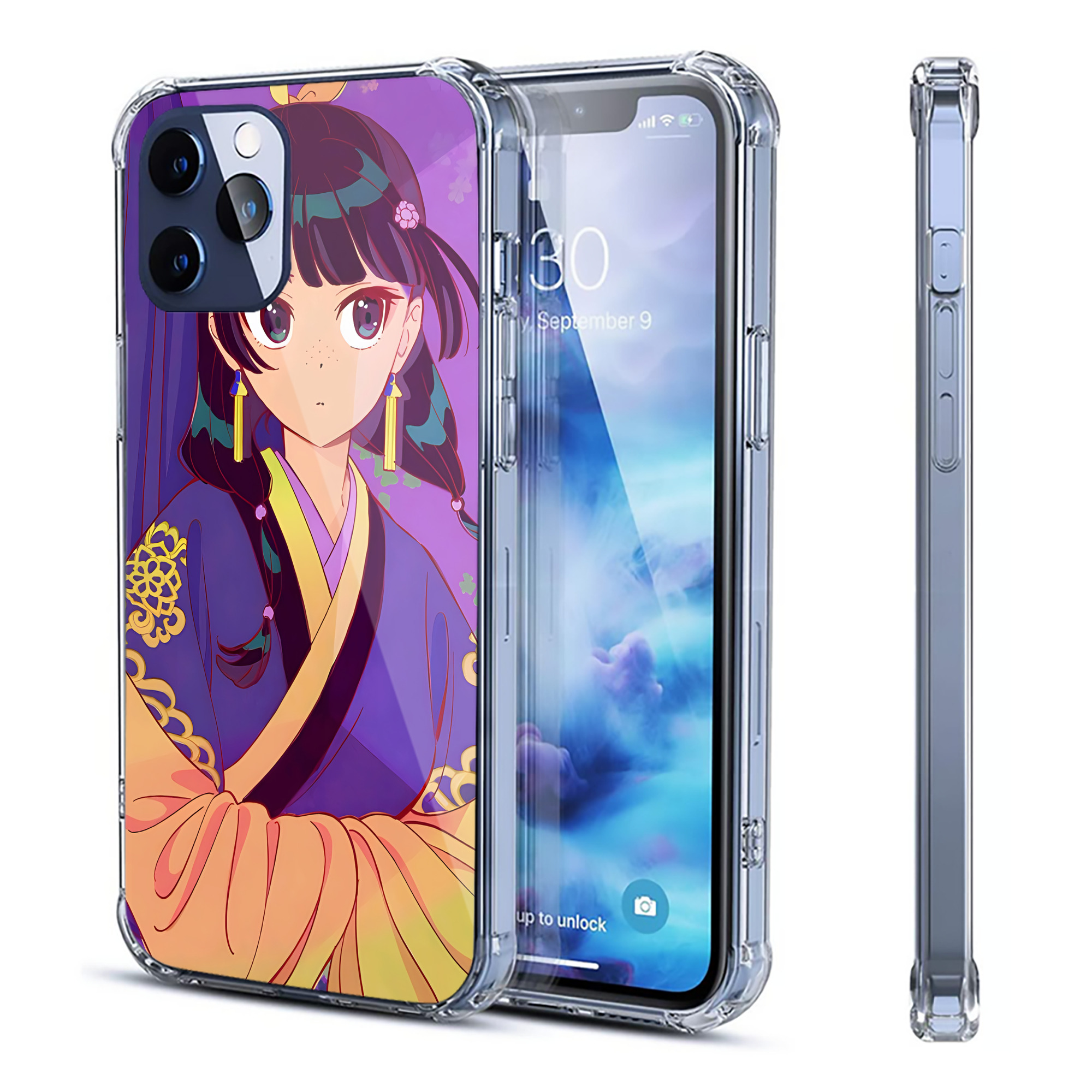 （画像用） 薬屋のひとりごと The Apothecary Diaries 【iPhone 12シリーズ対応】透明スマホケース（クリアソフトケース）